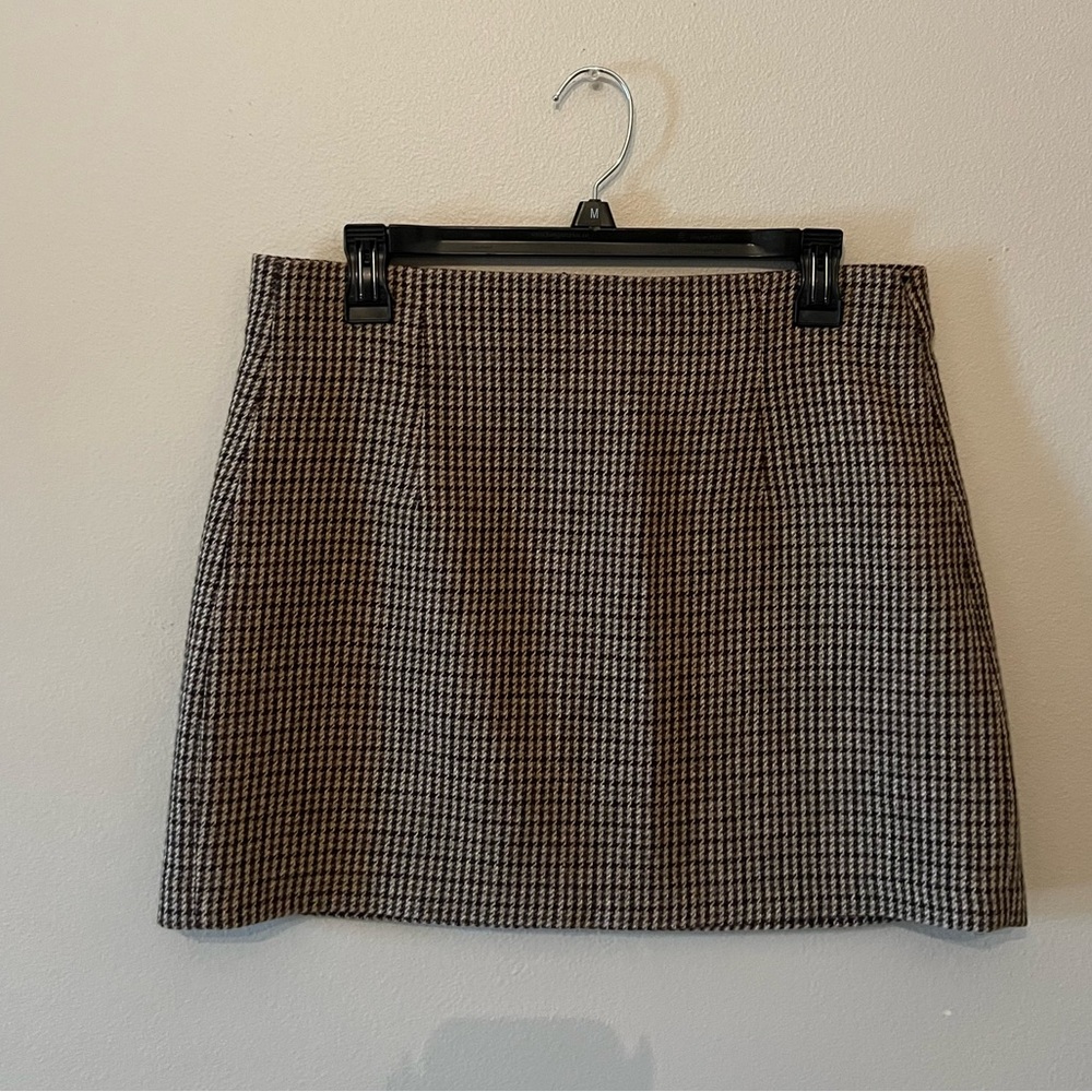 ZARA - Plaid Mini Skirt